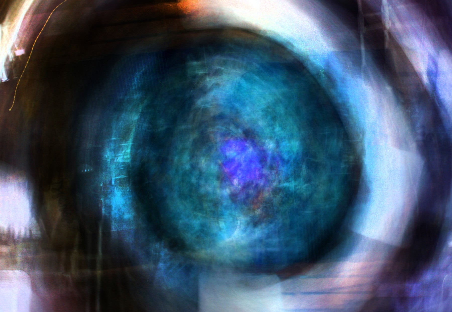 Abstract Blue Swirl Art Print | Struktureret mønster | Moderne boligindretning vægmaleri
