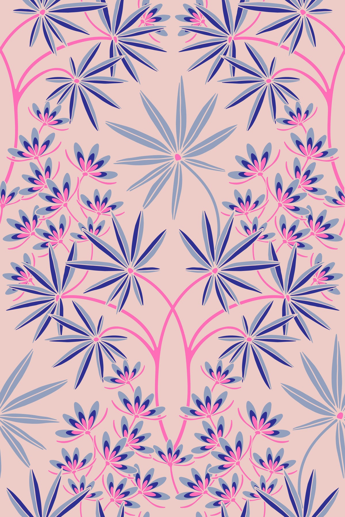 Glamour Floral Damass in your room — zoomed