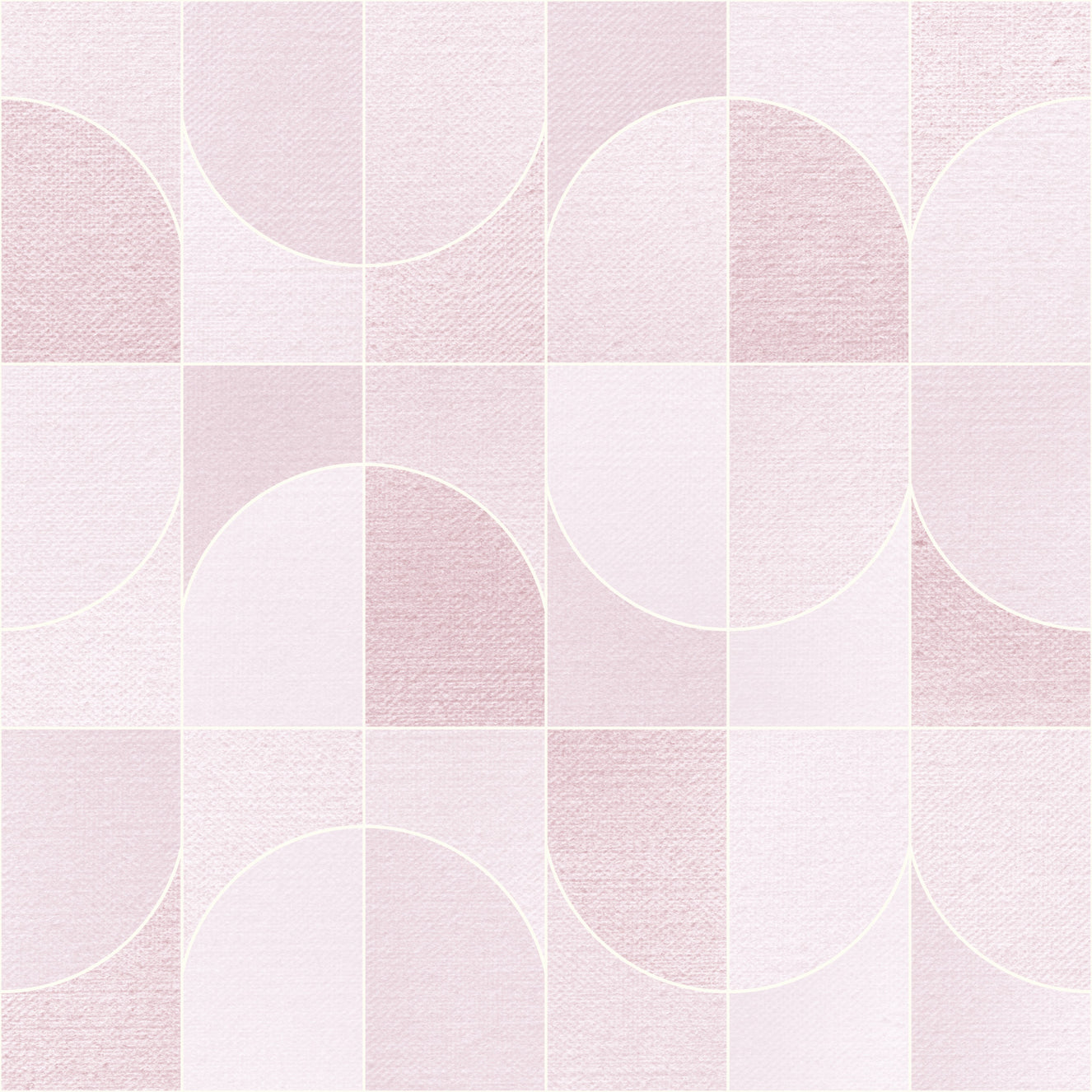 Canvas Geo Tiles Blush Wallpaper⁠