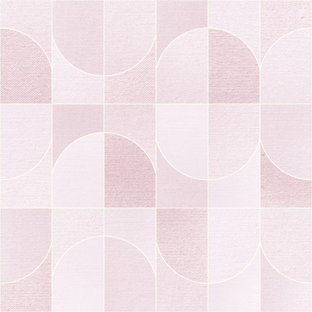 Canvas Geo Tiles Blush Wallpaper⁠ in your room — zoomed