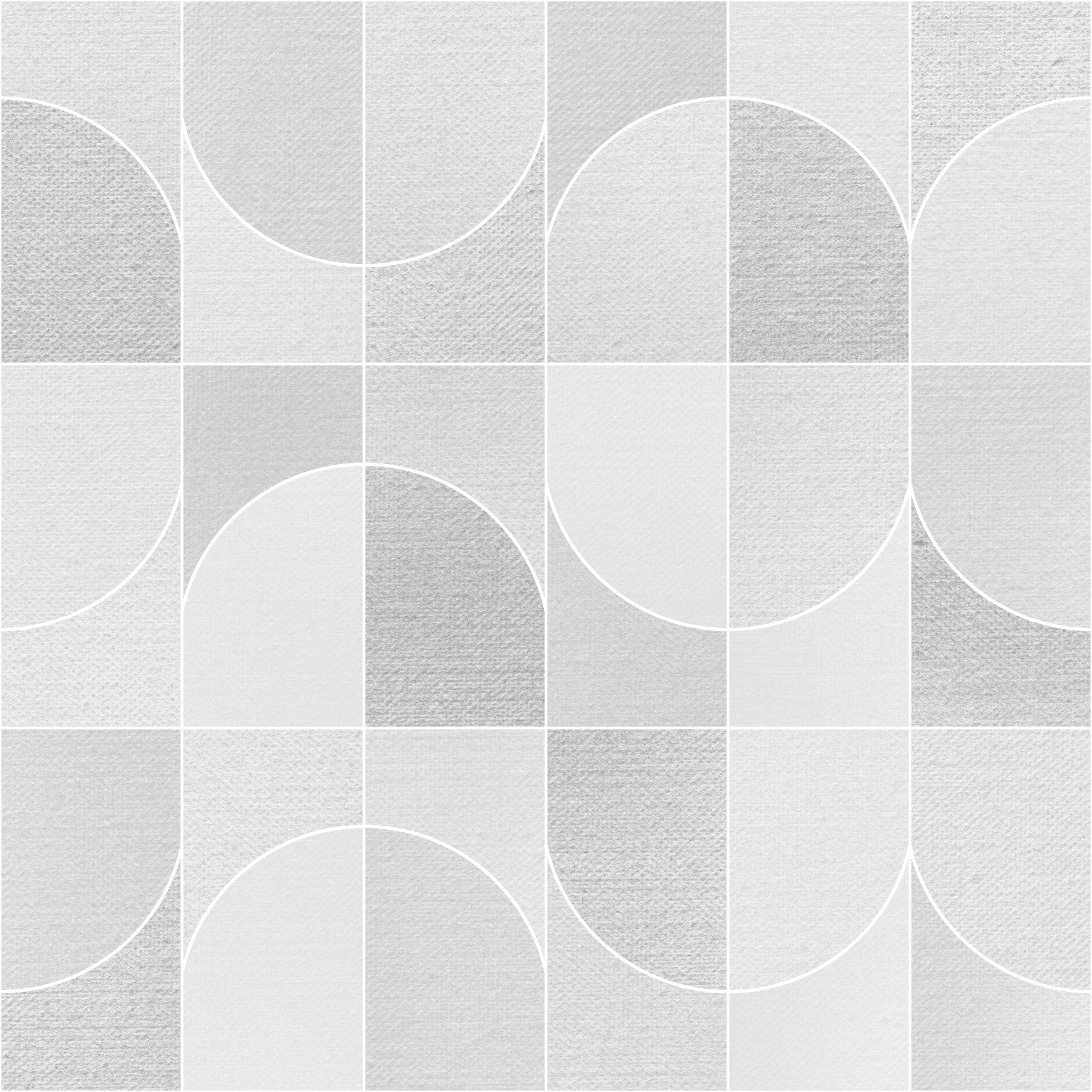 Canvas Geo Tiles Grey Wallpaper⁠