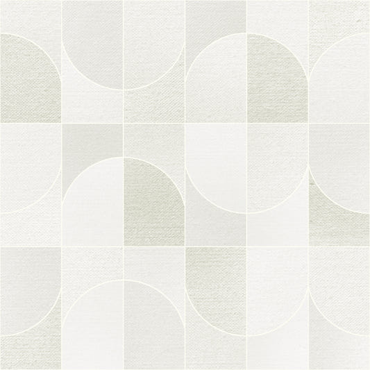 Toile Geo Tiles Moss Wallpaper⁠