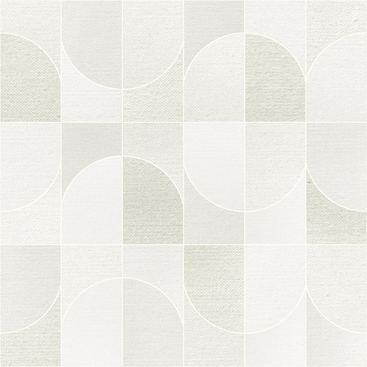 Toile Geo Tiles Moss Wallpaper⁠ in your room