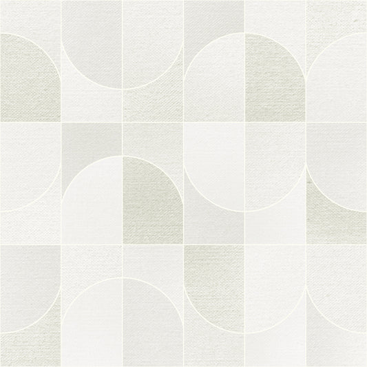 Canvas Geo Tiles Moss Wallpaper⁠