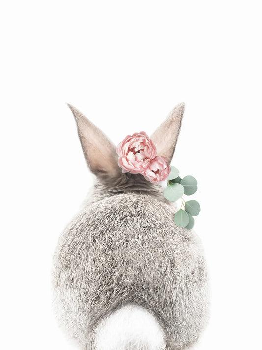 Hase Bloom Bum Wall -Wandgemälde