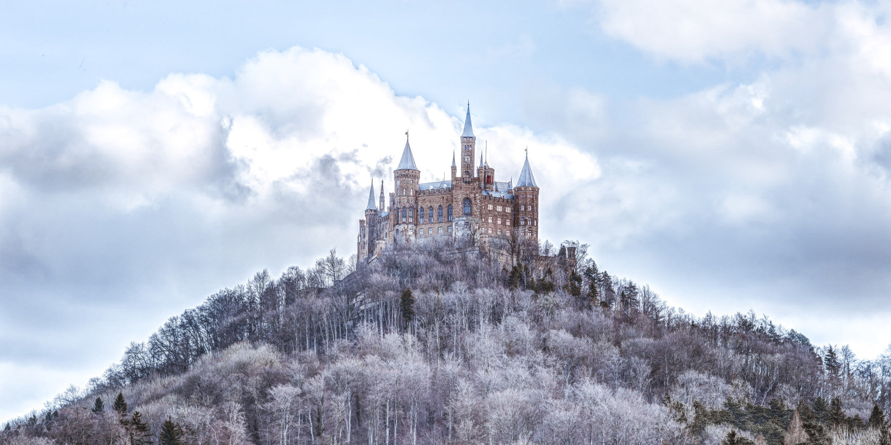 Fairytale Heights Wall Mural in your room — zoomed