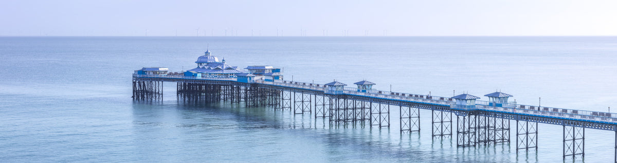 Llandno Pier Mur mural in your room