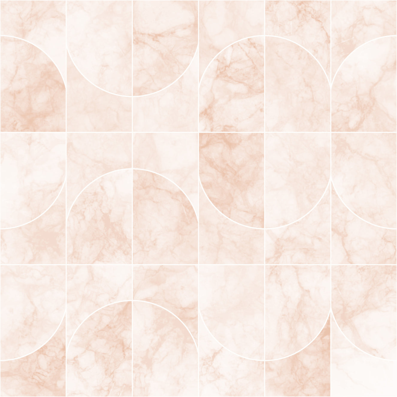 Gemarmerde geo -tegels Pearlish wallpaper⁠