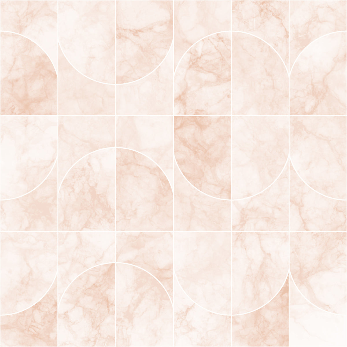 Gemarmerde geo -tegels Pearlish wallpaper⁠ in your room — zoomed