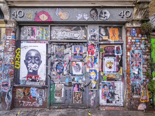 Graffiti Lane Wall -Wandgemälde