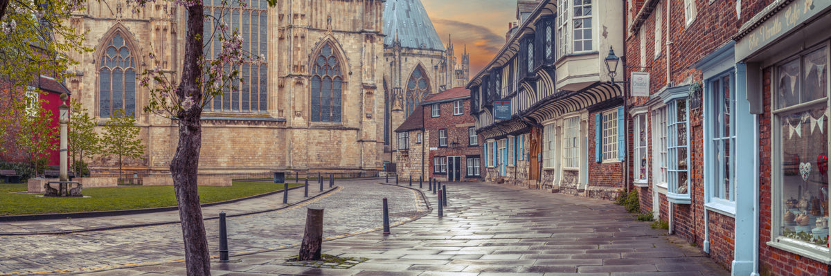 York Streetscape Wall Mural in your room
