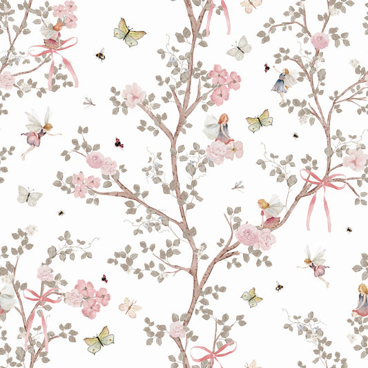 Wallpaper del giardino chinoiserie fate incantate⁠