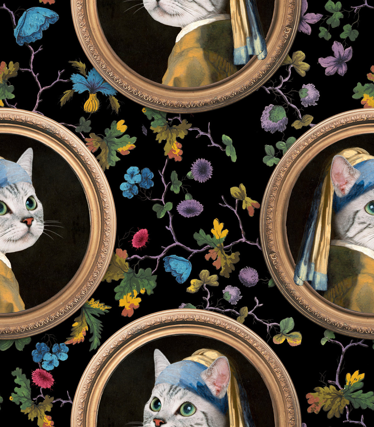 Purrfect vermeerの壁紙⁠ in your room — zoomed