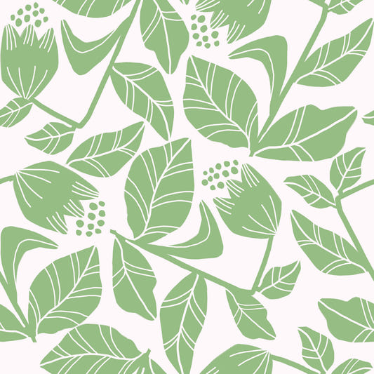 Minze Blumenwallpaper⁠