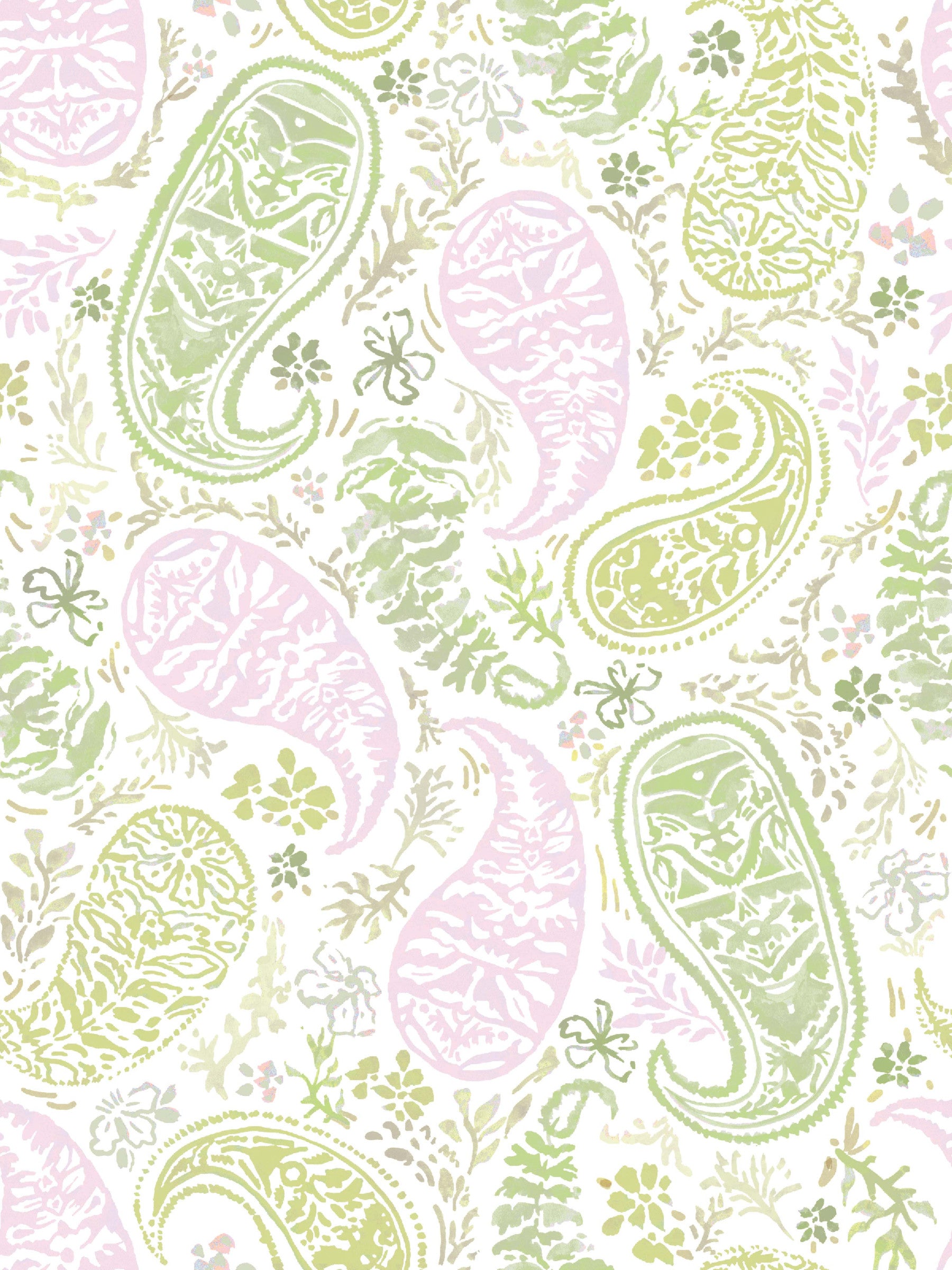Papier peint de jardin paisley vintage⁠