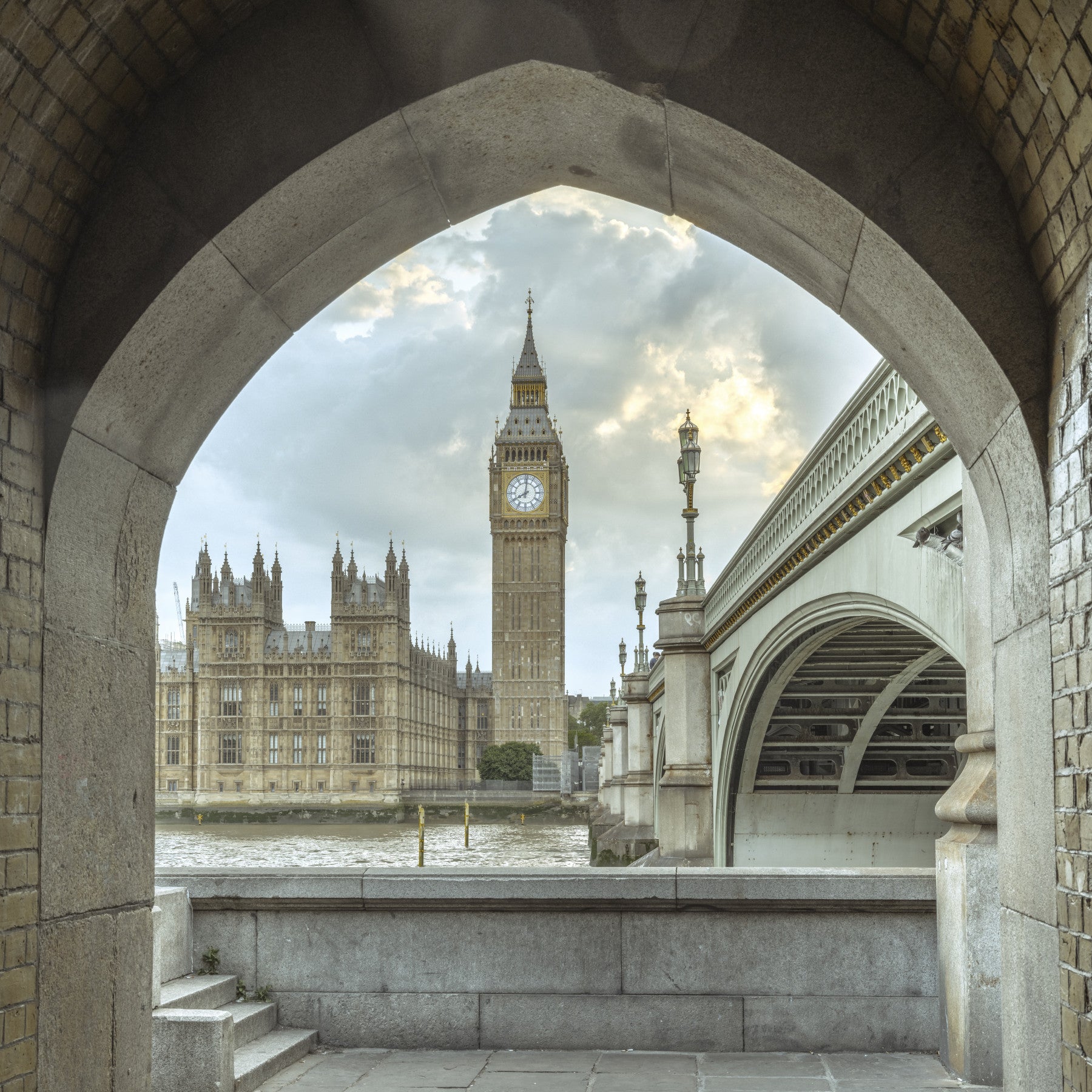 Big Ben from Arch Wall Mural
