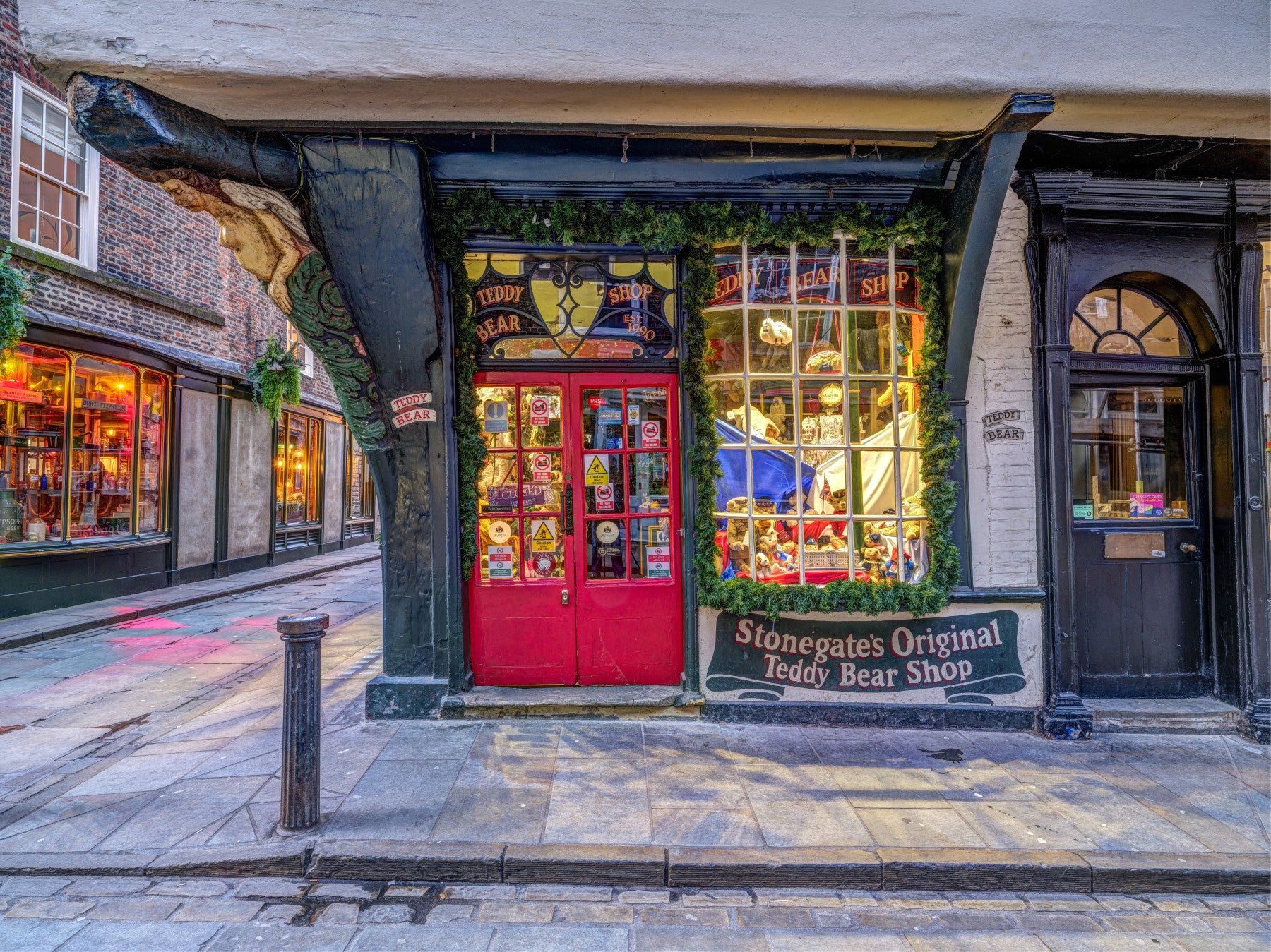 York Shopfront Charm Wall Mural