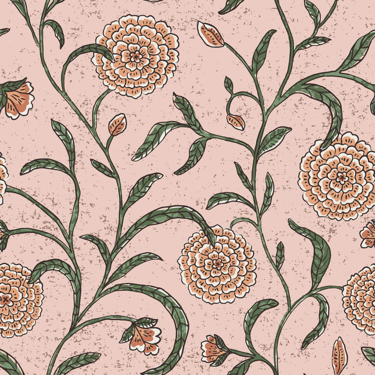 Vintage Blossom Trail Wallpaper⁠ in your room