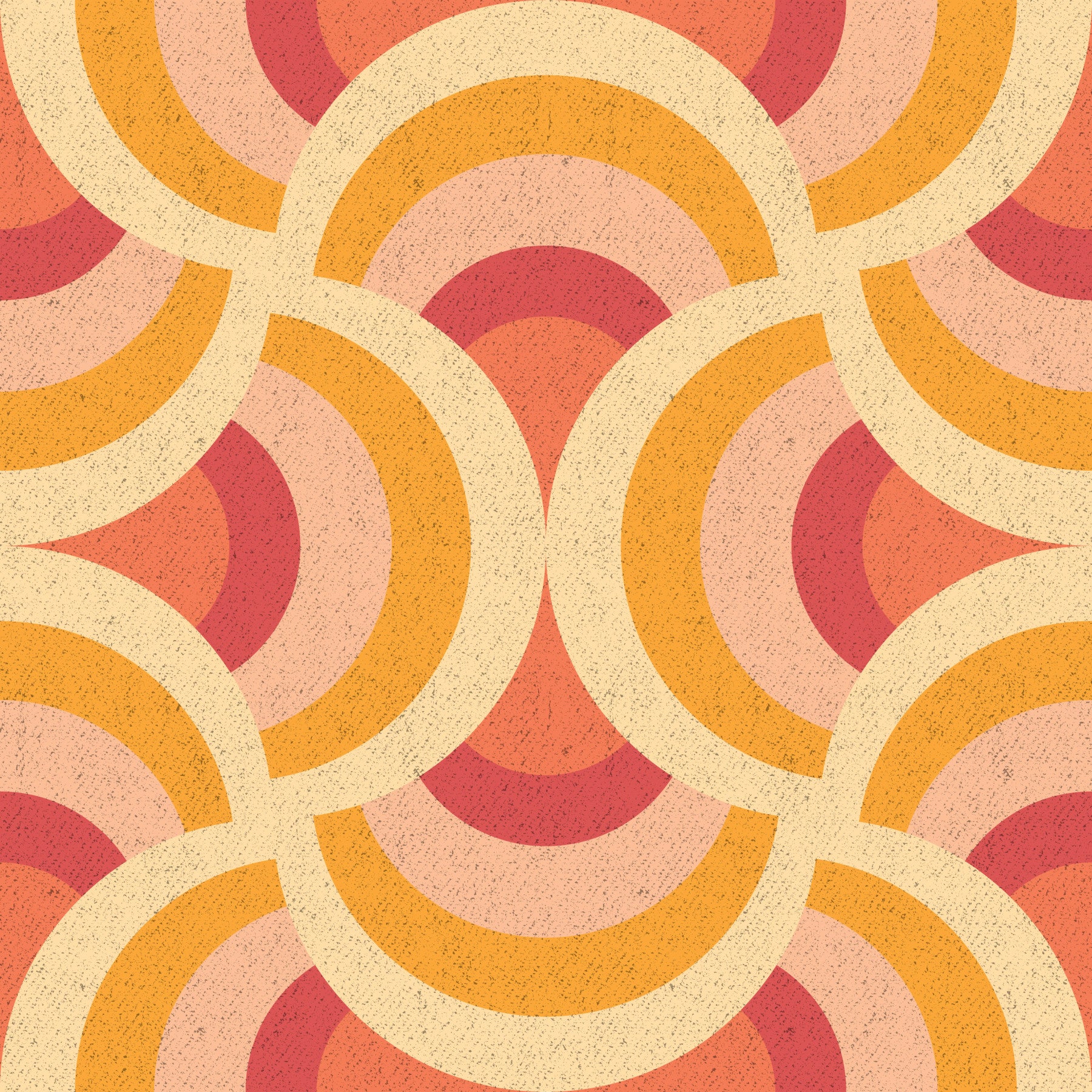 Groovy cirklar tapeter⁠ in your room — zoomed