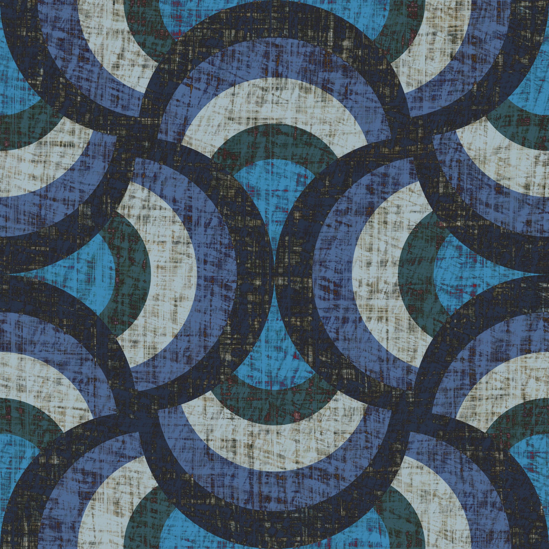 Concentric Blues Wallpaper⁠