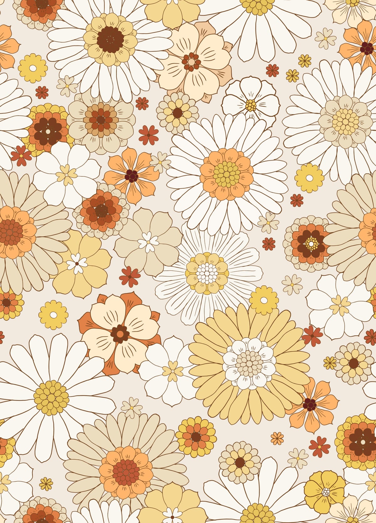1970 Daisy Dreamscape Wallpaper⁠ in your room