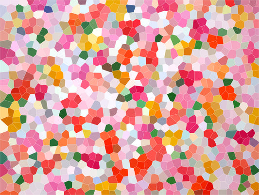 Colorful Kaleidoscope Mosaic Wall Mural