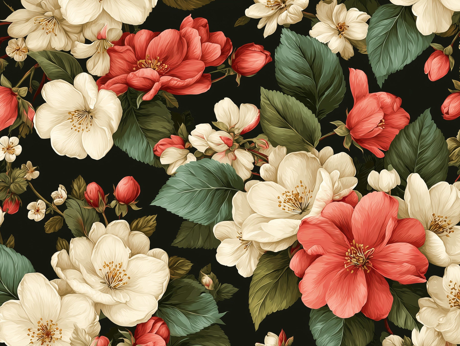 Elegance Bloom Wall Mural