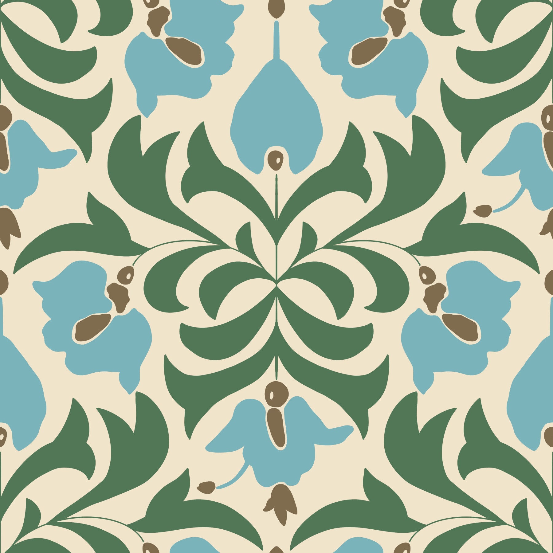 Orbisca - Serene Bloom Wallpaper⁠