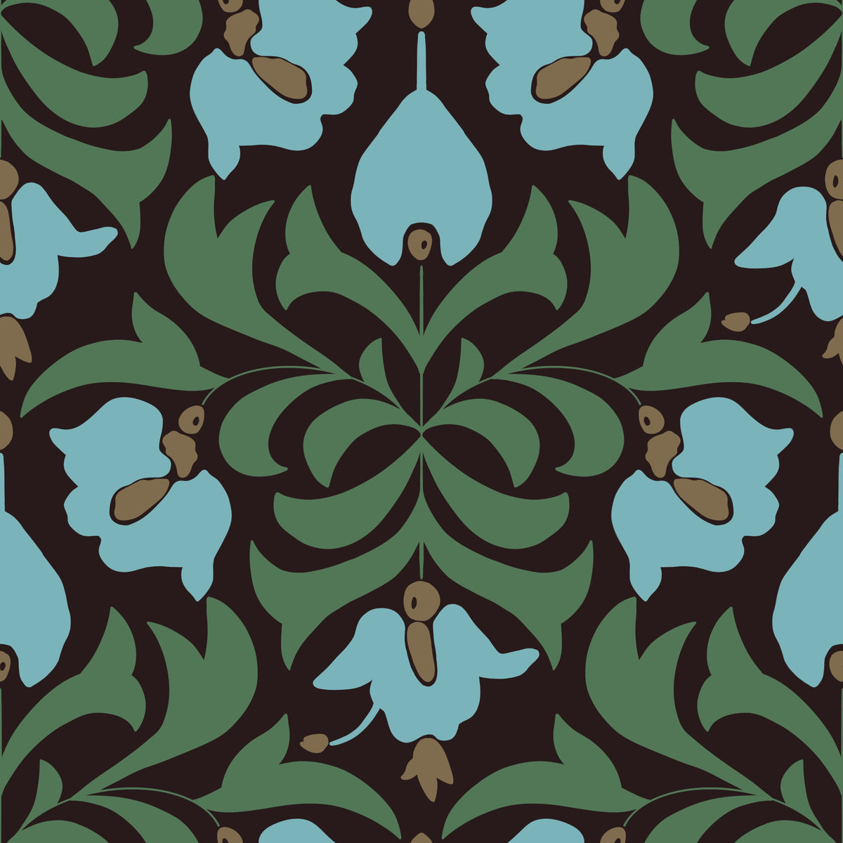 Orbisca - Flora fait écho au papier peint⁠ in your room — zoomed