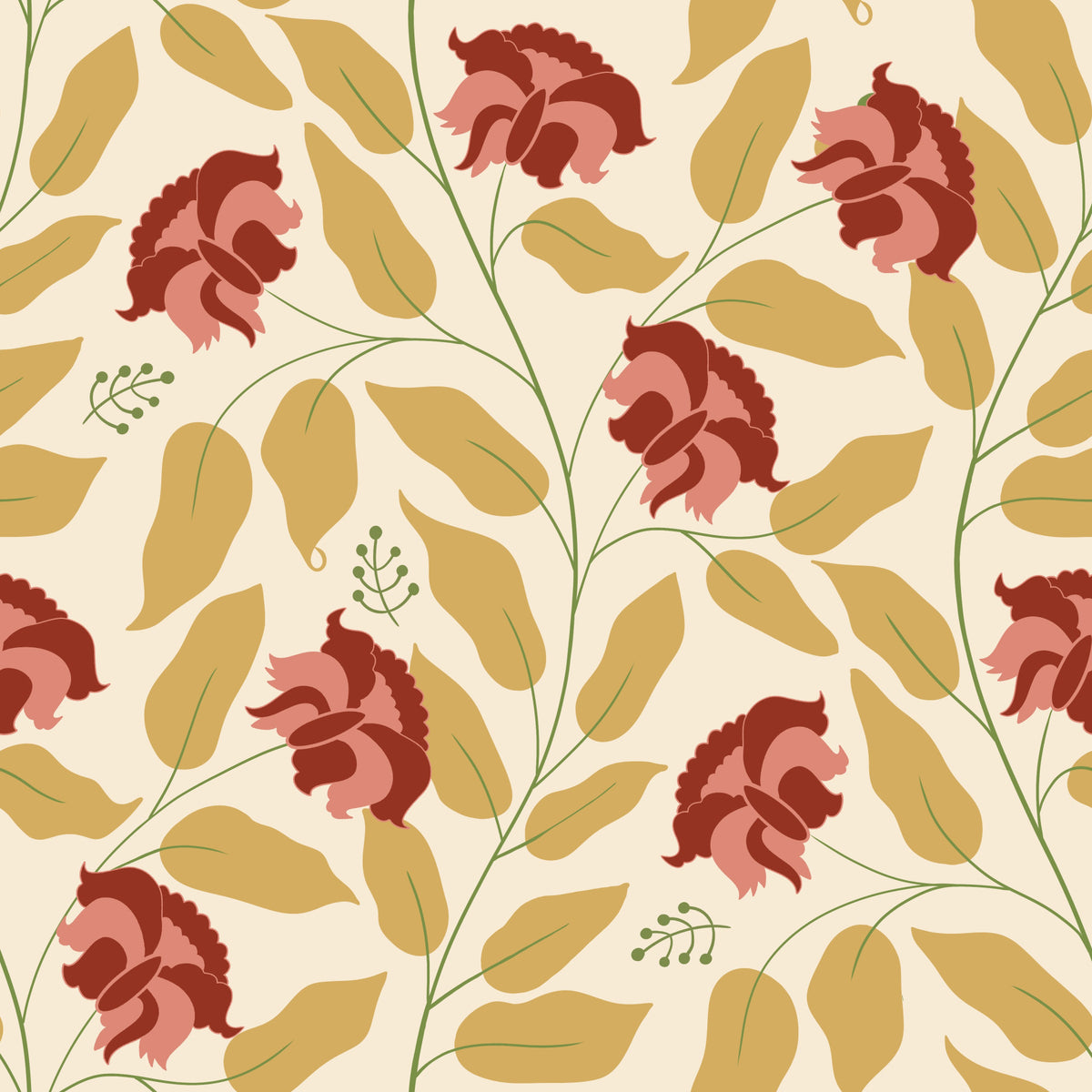 Seraphyne - blomster elegance tapet⁠ in your room