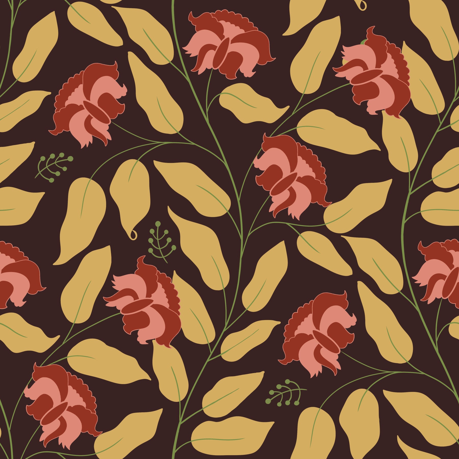 Seraphyne - Rustic Bloom Echo Wallpaper⁠