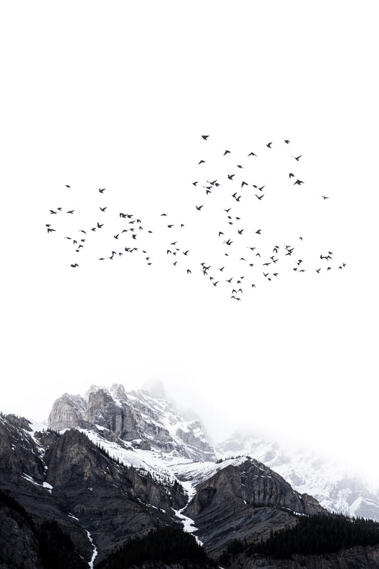 Das Berge Wandmalerei