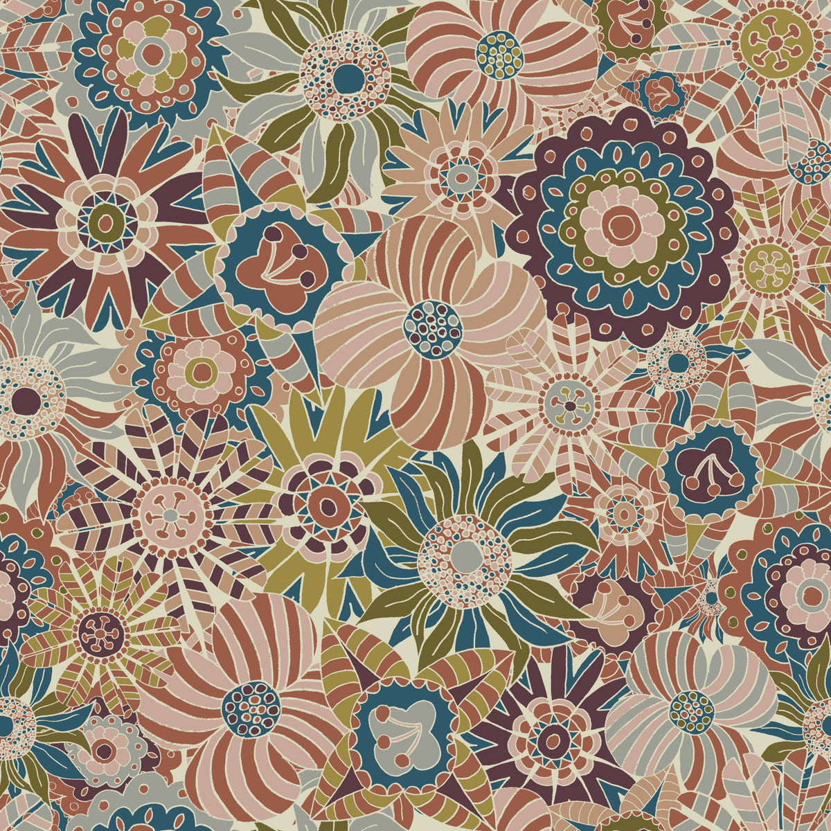 Sfondi di fiori rotondi a molla neutra di primavera⁠