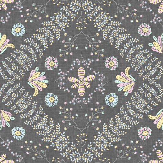 Blüte Wandteppichgrau Wallpaper⁠