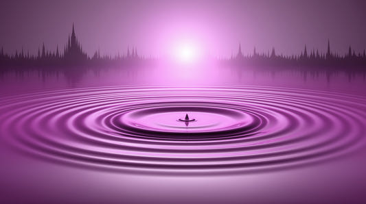 Amethyst -Wallwand Wandgemälde