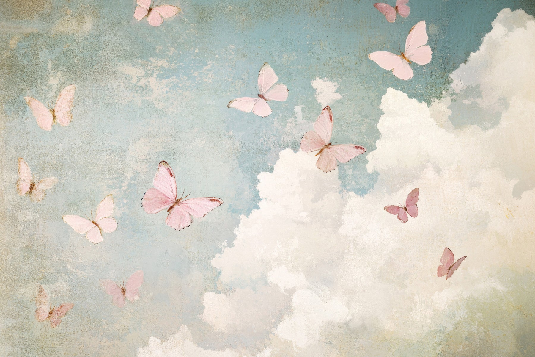 Butterfly Dreams Wall Seinämaalaus