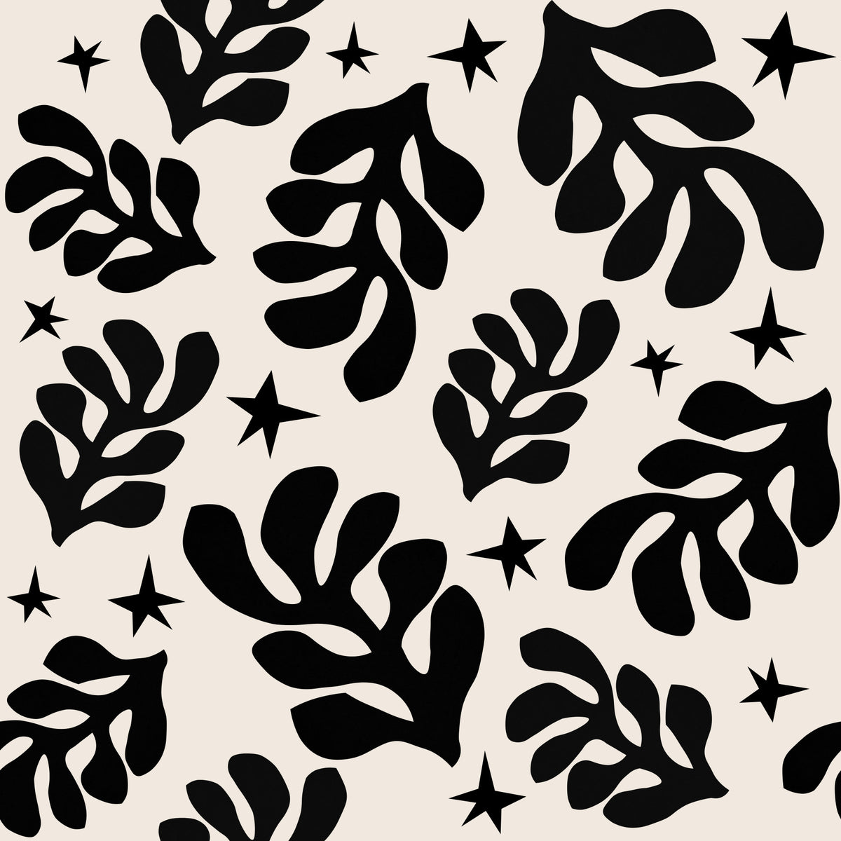 Abstract Foliage Wallpaper⁠ in your room — zoomed