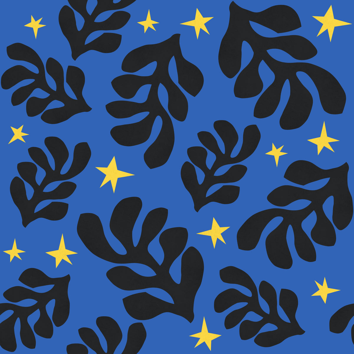 Nocturnale vormen behang⁠