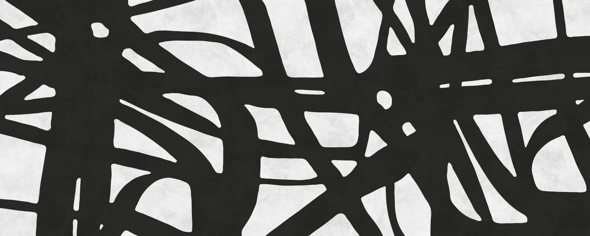 Murale del muro noir lineare in your room — zoomed