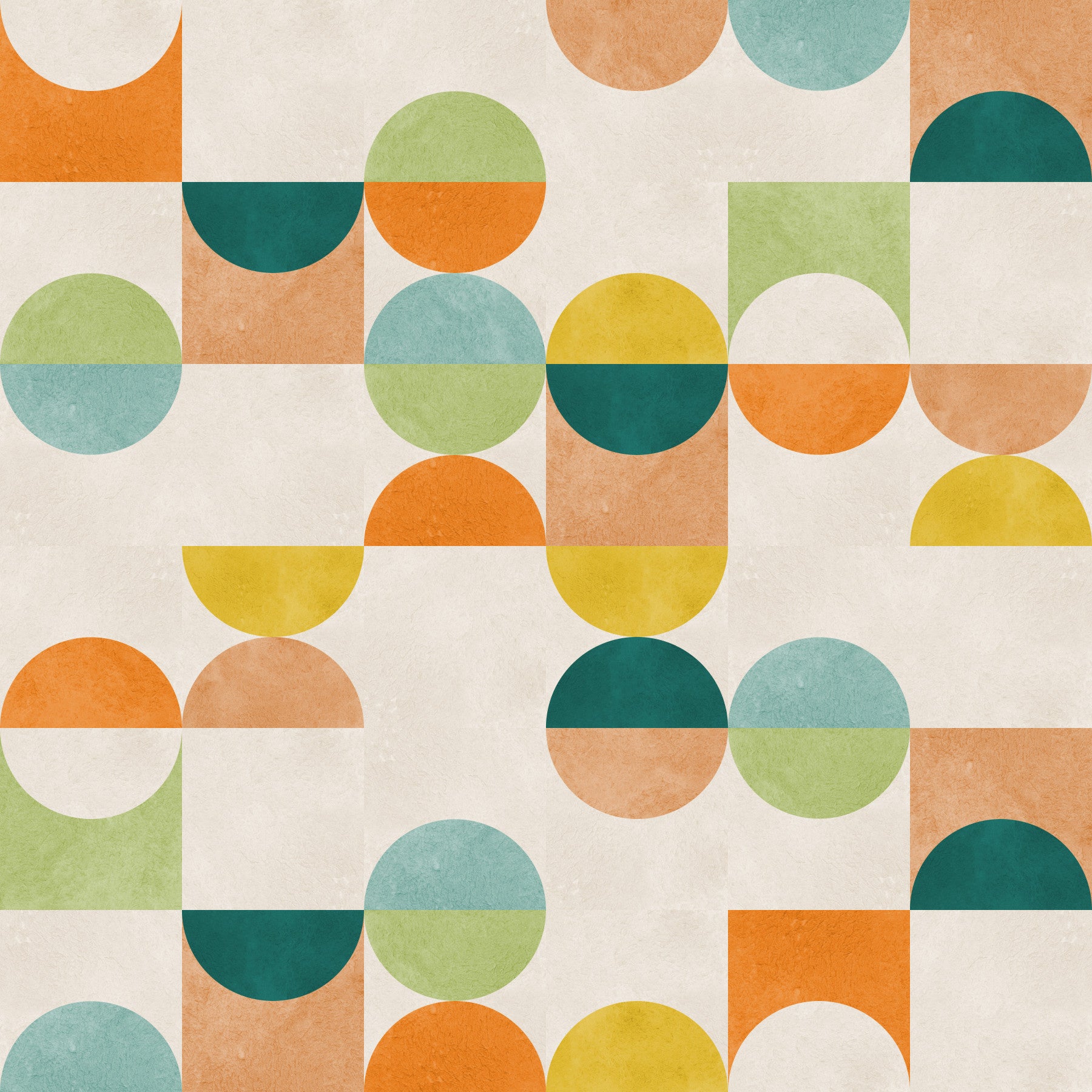 Mitte des Jahrhunderts moderne Formen Wallpaper⁠ in your room — zoomed