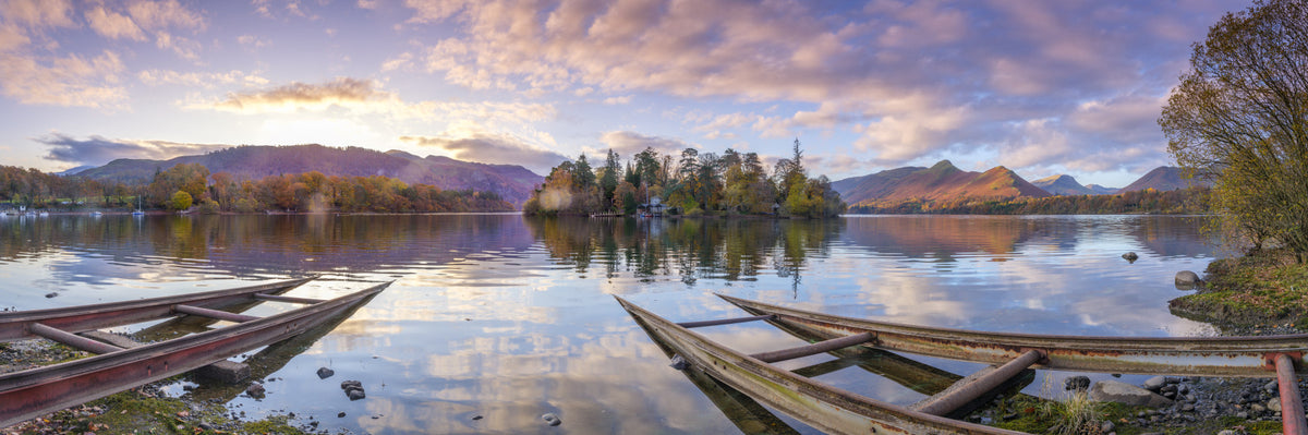 Tranquil Waters Lakescape Wall Mural in your room