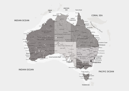 Down Under MAP - MALURALE MULTURE GRAYS