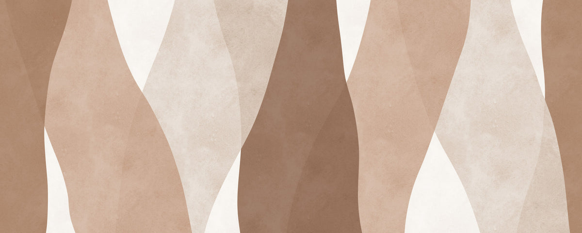 Erdige Kurven 2 Wandmalerei in your room — zoomed