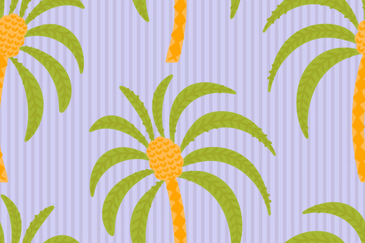 Palmparadijsstrepen behang⁠