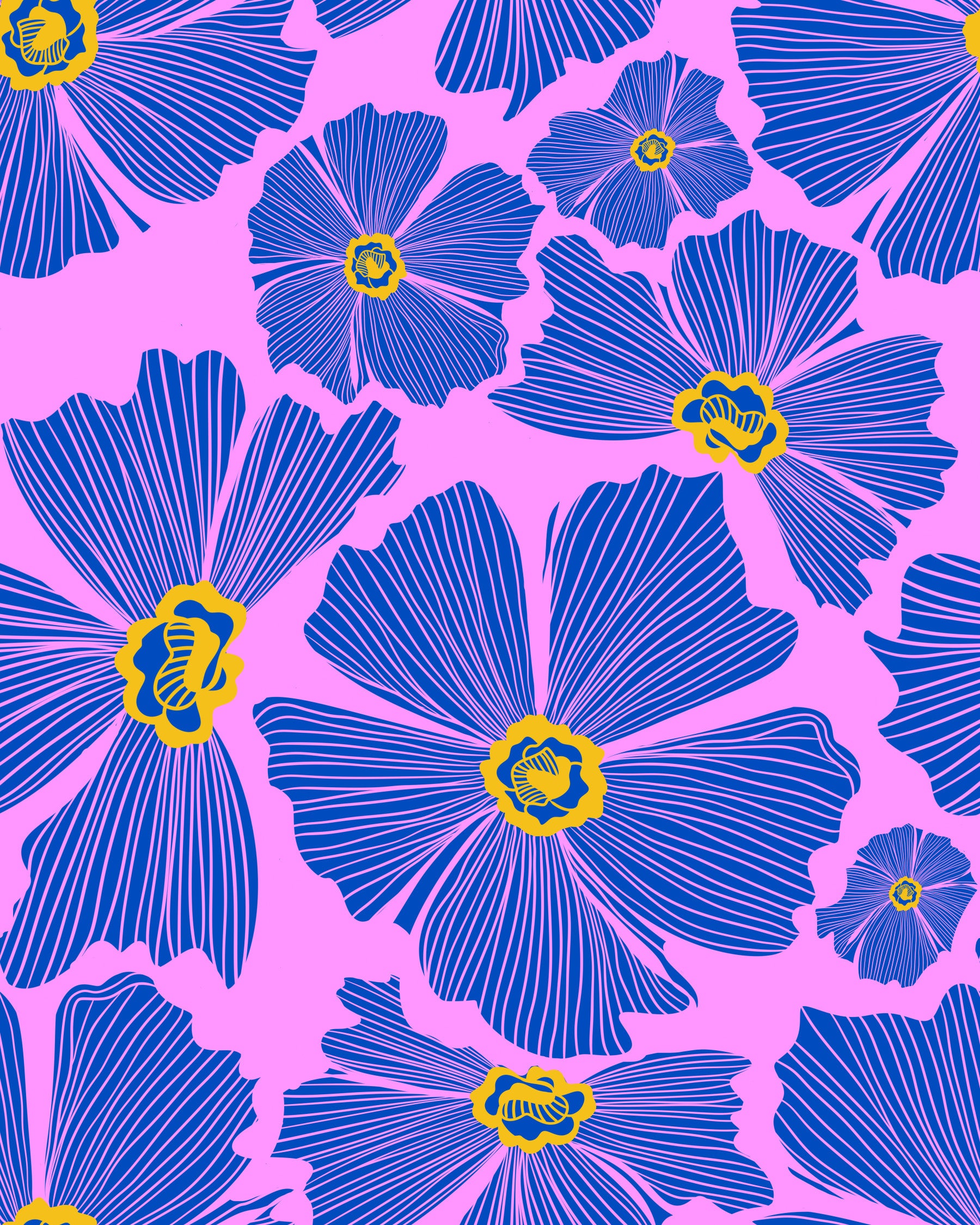 Bold Bloom Burst tapet⁠