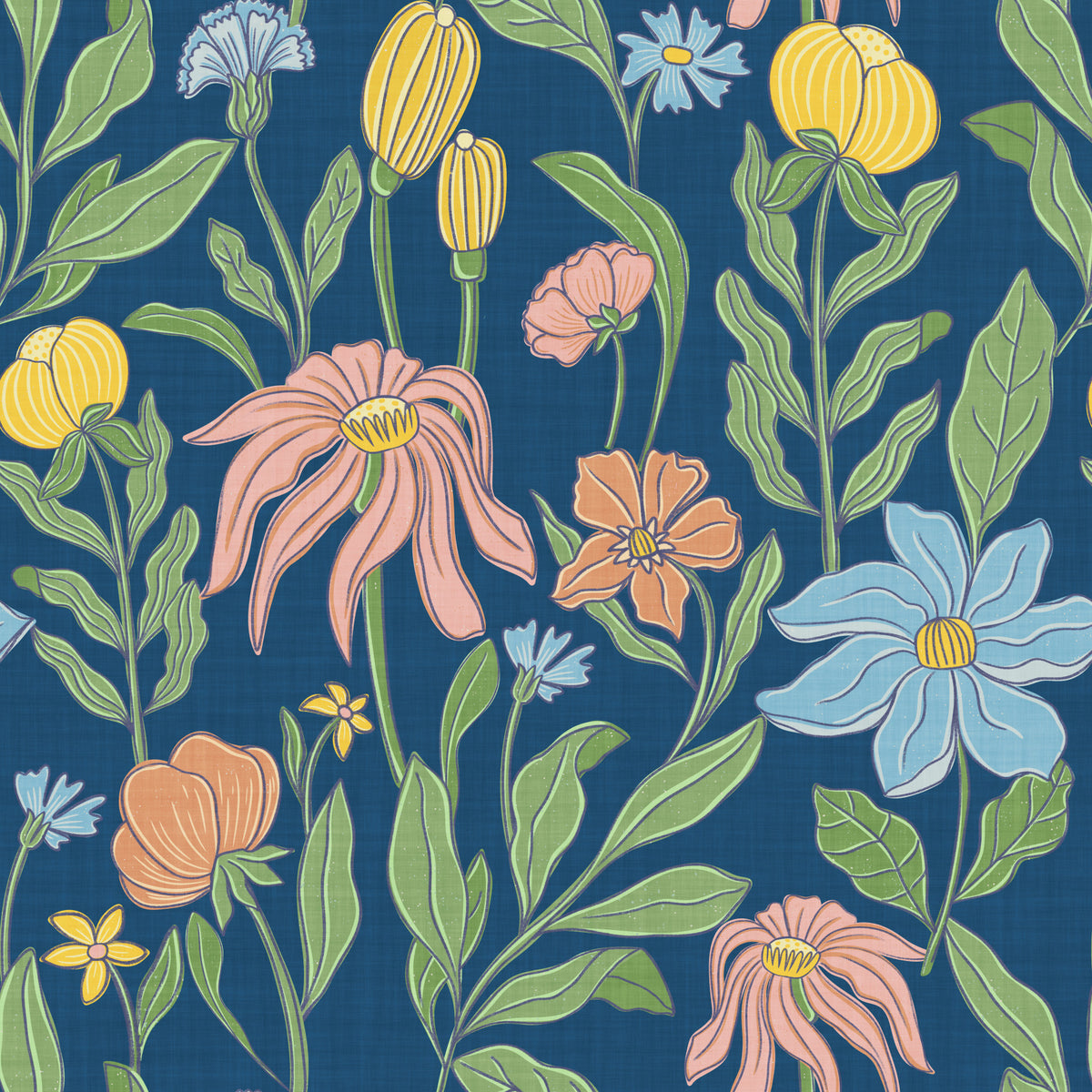 Papier peint de jardin vintage⁠ in your room — zoomed