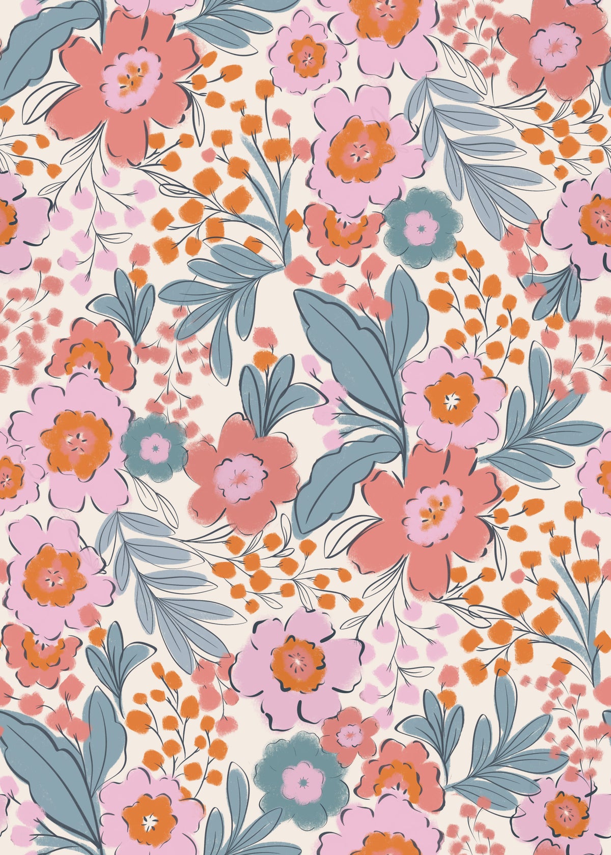 Fondage peintre des fleurs de peintre⁠ in your room — zoomed