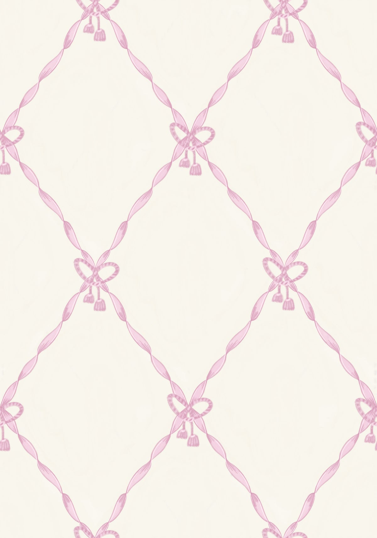 Lace & Tassel Wallpaper⁠ in your room — zoomed