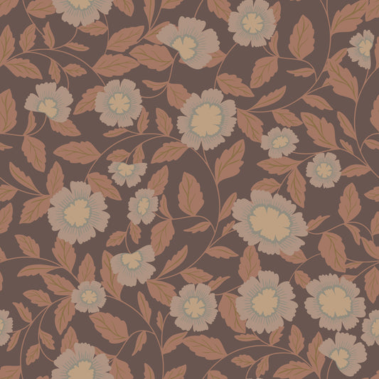 Erdige traditionelle Bloom Wallpaper⁠