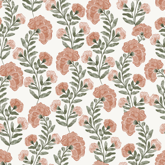Fond d'écran de fleur de fuite vintage⁠